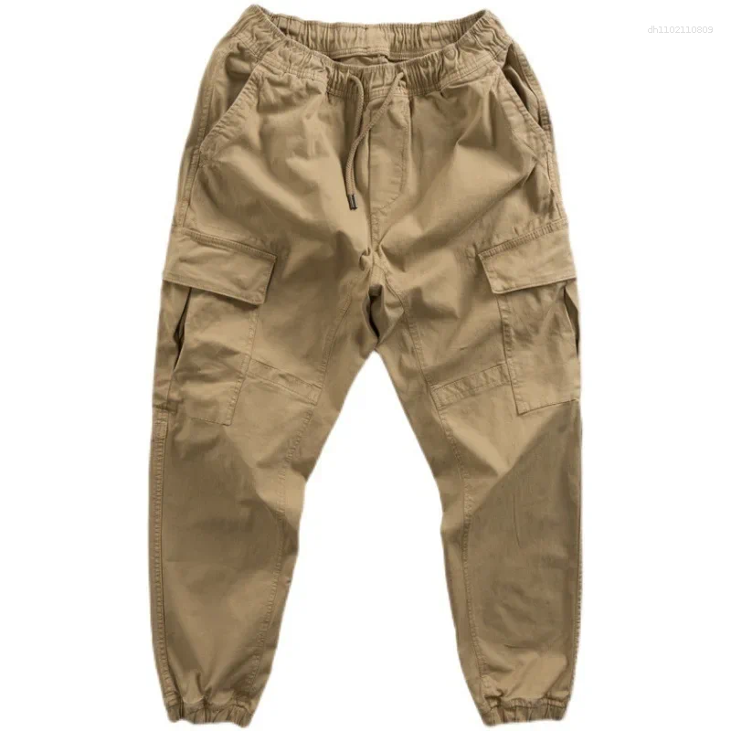 Men's Pants Loose-fit Work Durable Cargo Large Pocket For Electrical Welding Auto Repair Casual Spring Summer