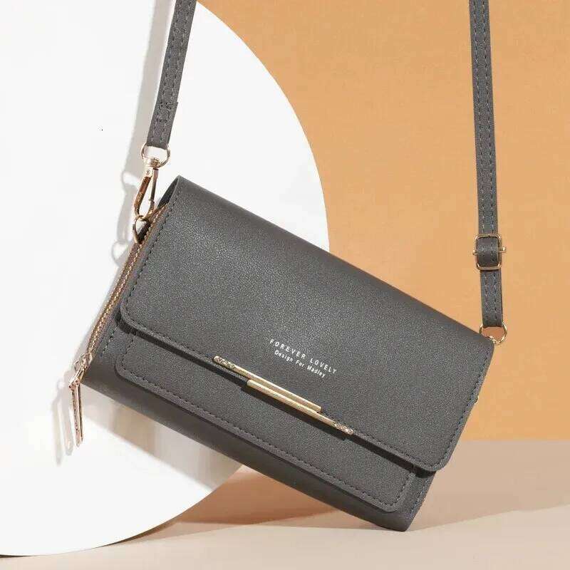 Women's Wallet Korean Handbag Multi Card Large Capacity Casual Shoulder Bag Mobile Phone Packet Fashion New Style XJ260129