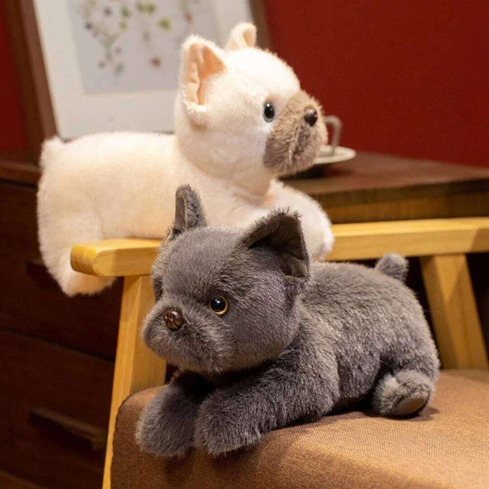 Simulated lying position, pit bull, plush toy cute pet puppy doll, children's companion doll gift Y260128