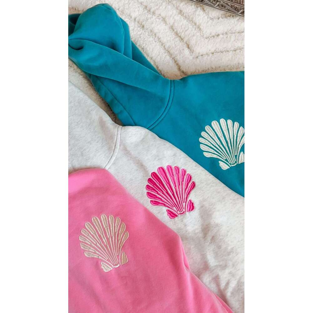 Foreign Trade Source European And American Fashion Casual Surfboard Embroidered Fleece Thickened Women's Sweatshirt - view 7