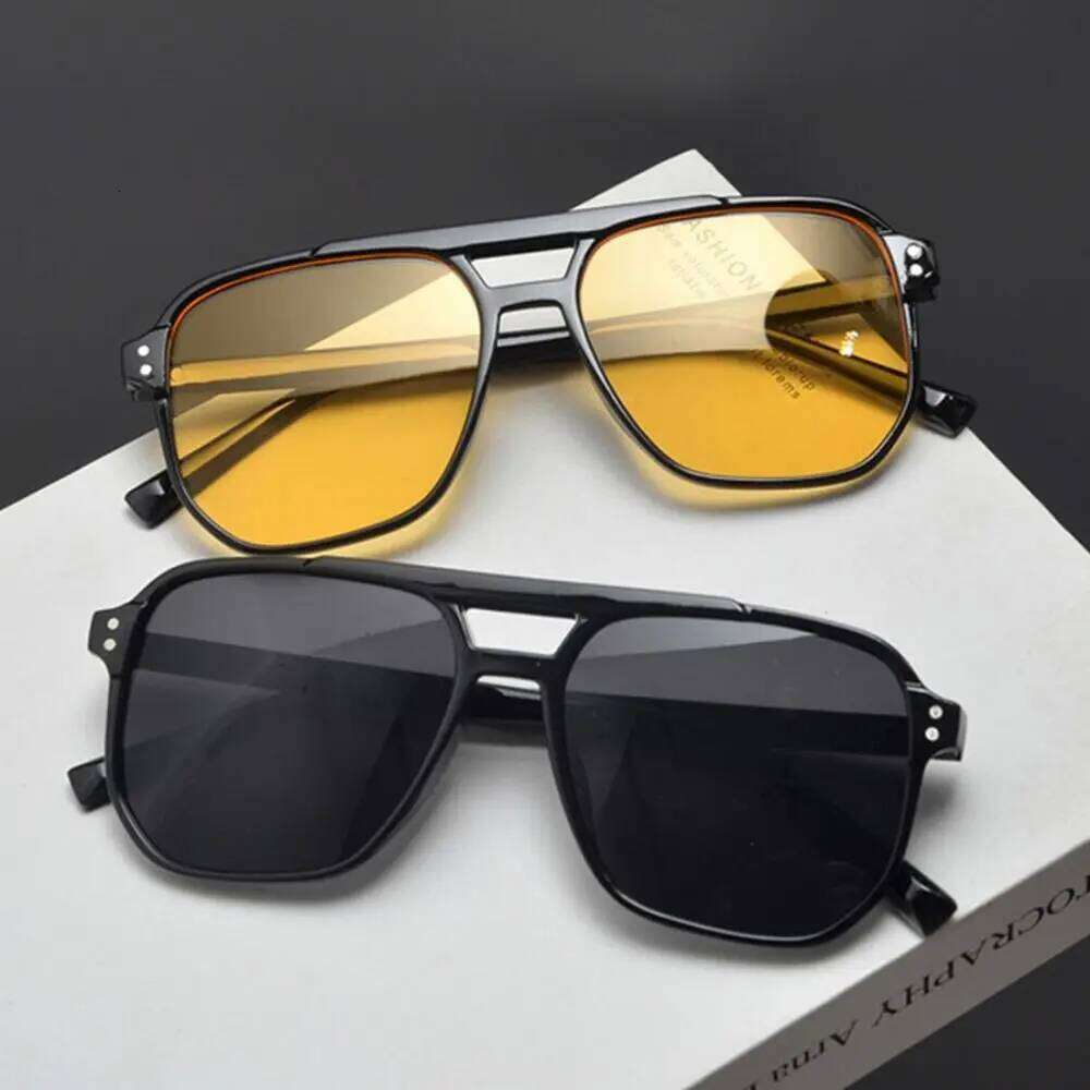 Punk Square Frame Anti-UV Travel Accessories Retro Sunglasses Beach Eye Protection Black Shades Glasses for women men H260129