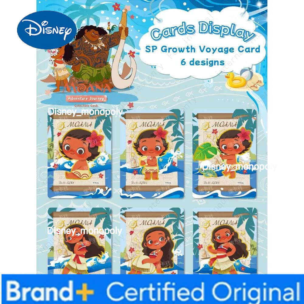 Disney New Cardfun Genuine Moana Collection English Edition Exquisite Craftsmanship Card Christmas Encouragement Gift for Children H260129 H260129