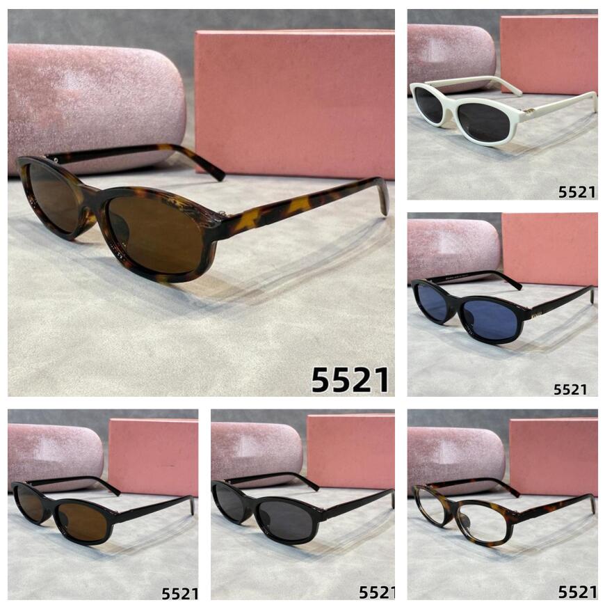 new fashion sunglasses designers luxury sunglasses for women Small-frame glasses mens glasses legs 5521 quality outdoor vacation glasses with box