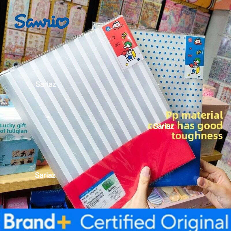 Sanrio Hello Kitty File Folder 30 Pages Clear Multi Pocket Organizer Exam Paper Document Storage New Style for School Office H2601291