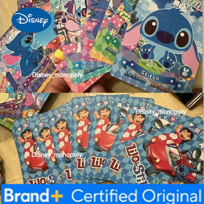 Disney 2026 Hot Game Card Interstellar Collection Is The Best Collectible Gift for Children Cute Stitch Cards H260129