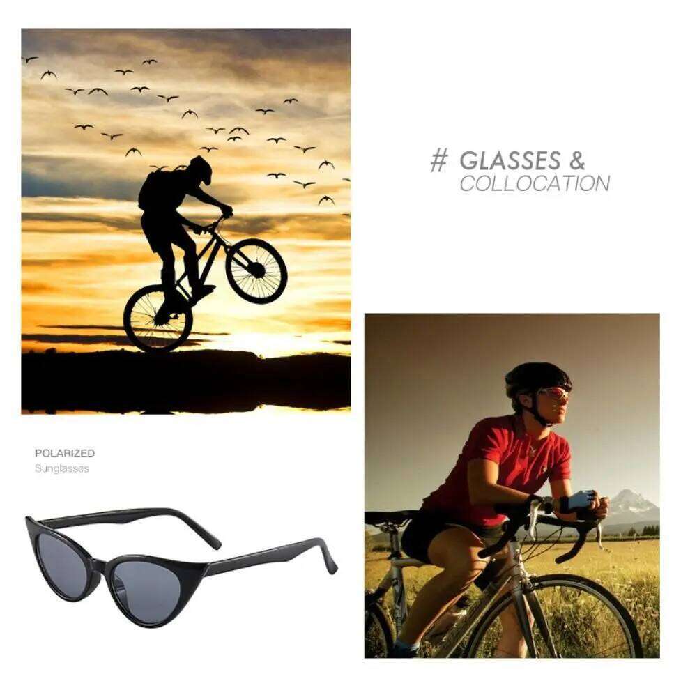 Trendy Small Frame Cat Eye Shape Sunglasses Colorful UV 375 Protection Shades Summer Eyewear for Women H260129