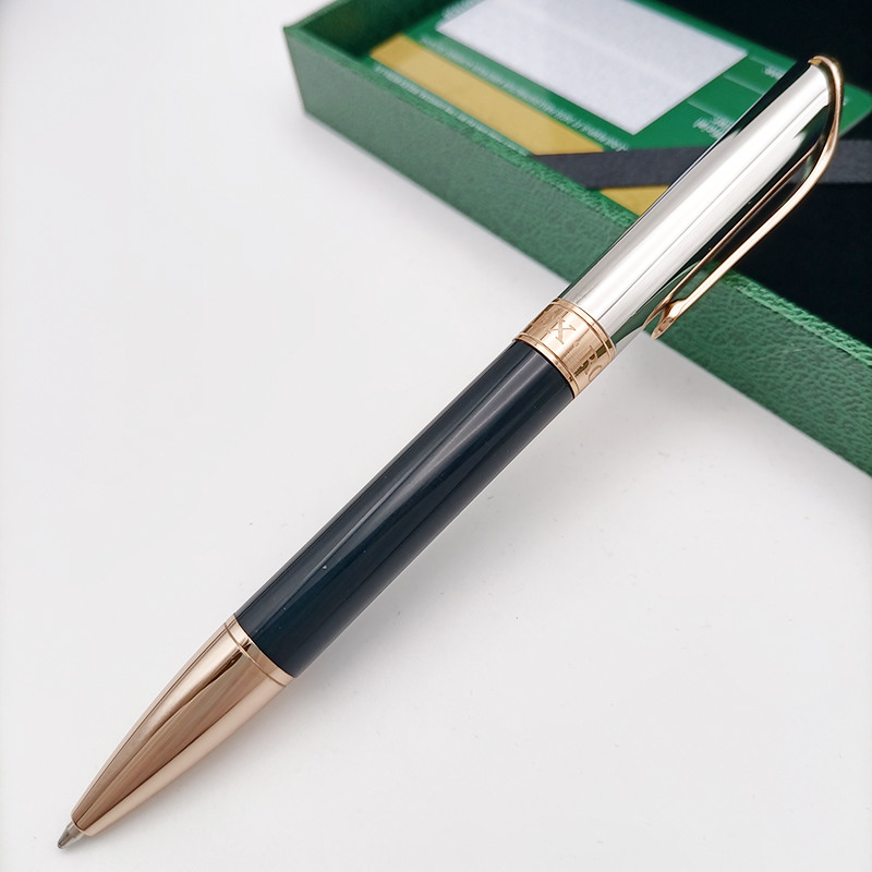 high quality unique design gift pen stationery supplies oblique head metal pen checkered style ballpoint pen