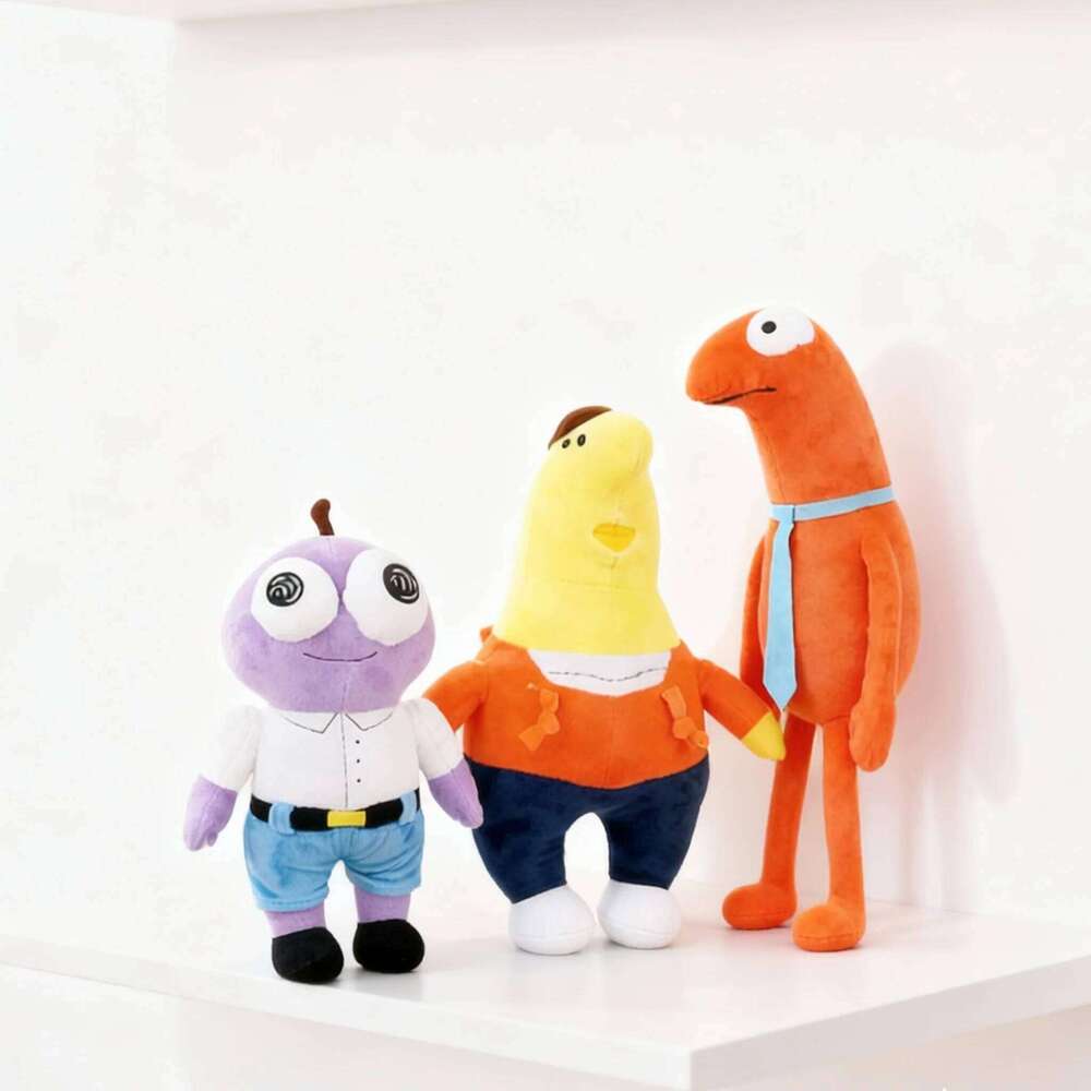 Cute Soft Smiling Friends Plush Toys Cartoon Anime Pillow Dolls Happy Animated Peripherals For Kids Toy Birthday Gift Y260128