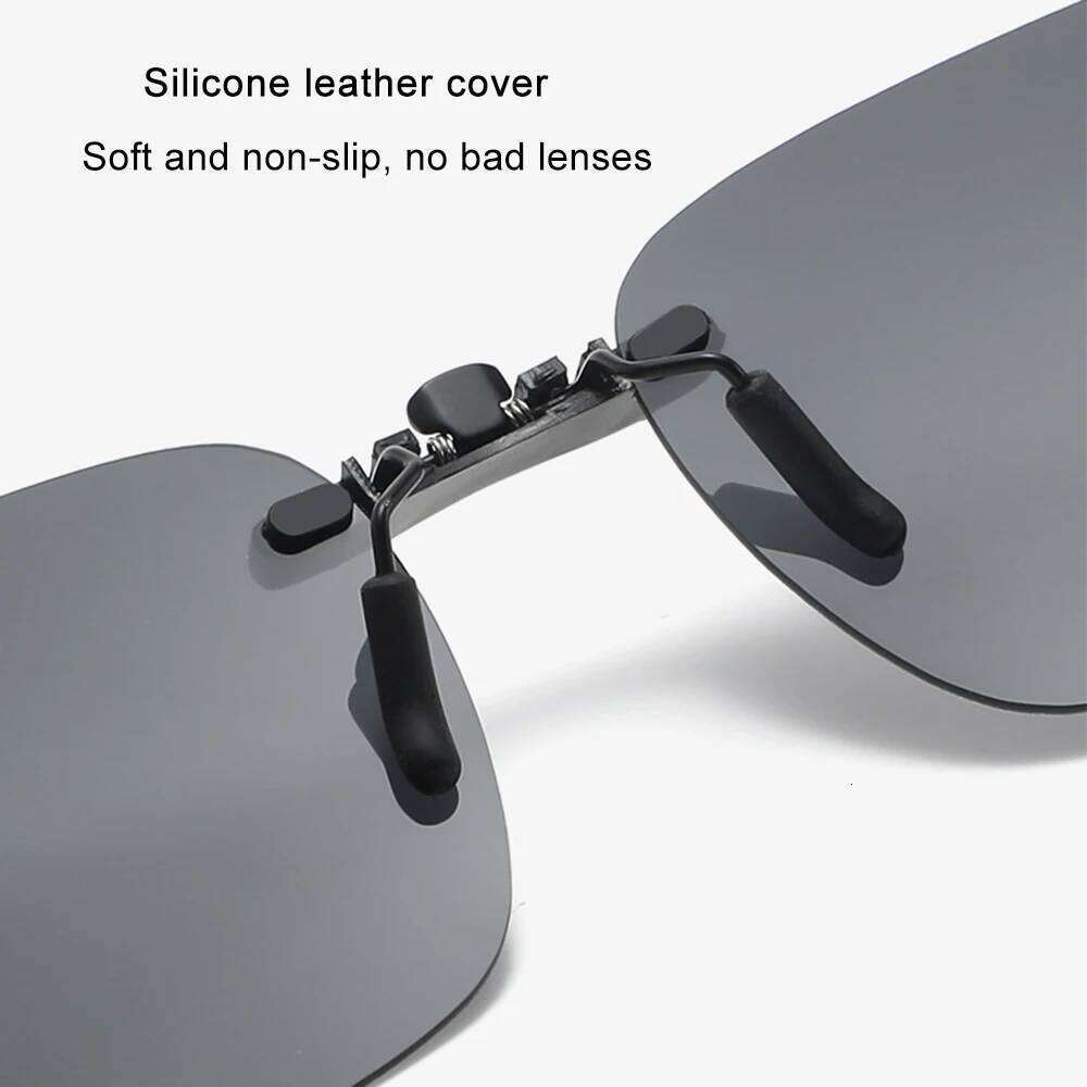 KLASSNUM Men Driving On Polarized on Sunglasses Clip Glasses for Myopia Day Vision Fishing UV400 Sun Glass H260129