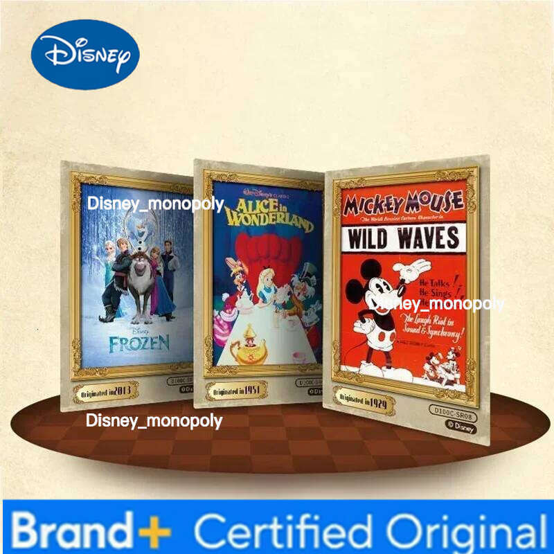 Disney Fun 100th Anniversary Carnival Commemorative Cards New Anime Peripherals Limited Collection Card Kids Toys Gift H260129 H260129