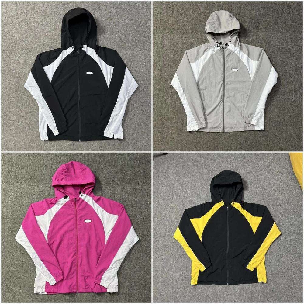 zipper hoodie Men coat retro hoodies Hip Hop Sweatshirt Windproof street sports suit fashion Mens Designer Jackets windbreaker jacket