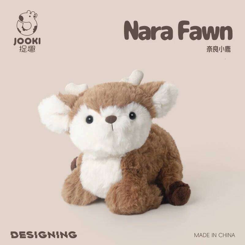 Cute Cartoon Nara Deer Plush Toy Adorable Japanese Shrine Inspired Stuffed Animal Miniature Bambi Plushie Soft Collectible Gift Y260128
