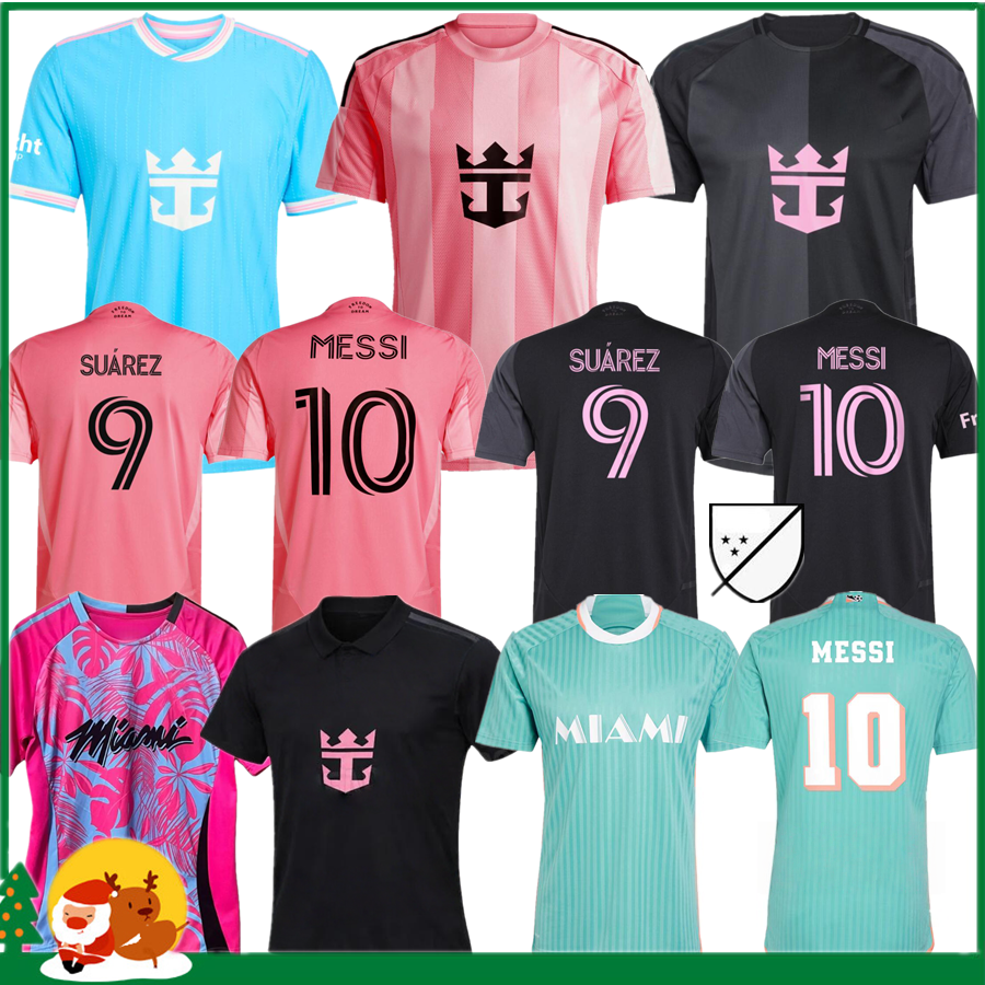 26 27 InterS Miami CF Soccer Jerseys miamikids MESSIS SUAREZ Home Away Football Shirt 2026 2027 miamia SERGIO JORDI ALBA MOTA Jersey Men Kids Kit Women Long sleeves