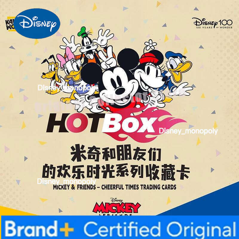 Disney Original Bandai Kakawow Trading Cards Official Brand New Mickey and Friends Series Collection Card HOTBOX Child Gift H260129 H260129