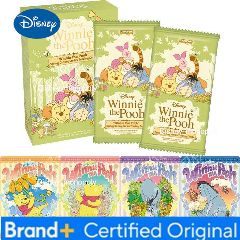 Disney Winnie The Pooh Card Pupu Healing Companionship Season Spring Chapter Cute Character Illustration Collectible Cards Toys H260129