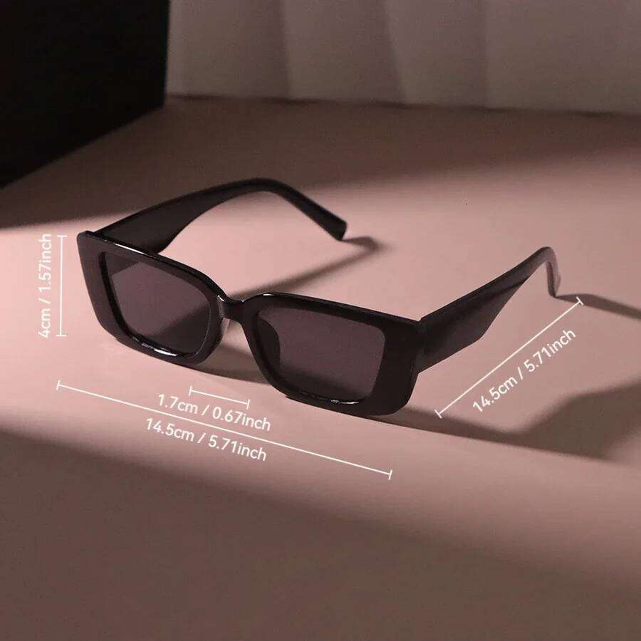 Square Vintage Sunglasses Women Men Rectangle Retro Sun Glasses Female Male Mirror Travel Punk Outdoor Shades Oculos De Sol H260129