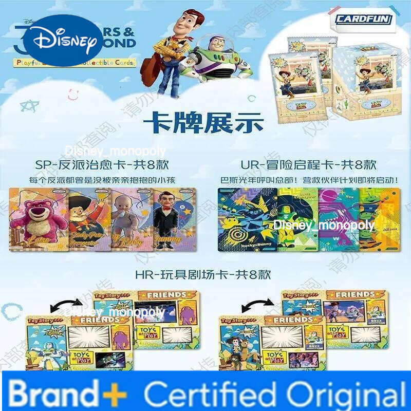 Disney Genuine Toy Story Card 30th Anniversary Pixar Animation Woody Space Sheriff Collection Cards Gifts Toys Original Box H260129 H260129