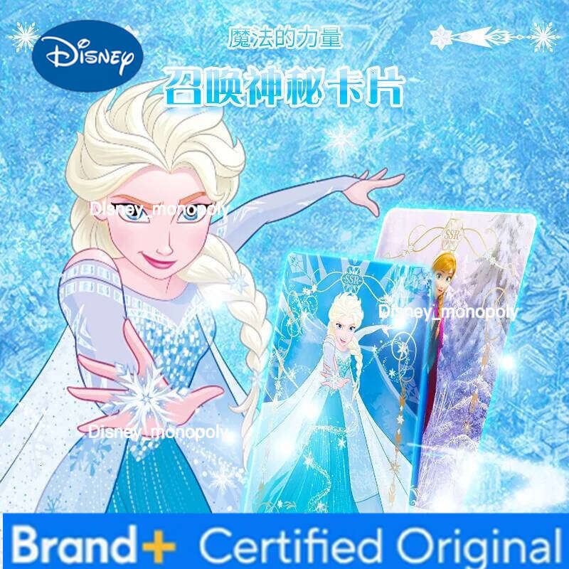 Disney KAYOU Frozen Elsa Anna Olaf Kristoff Anime Peripheral Fun Special Package Collection Game Card Children Toys Gifts H260129 H260129