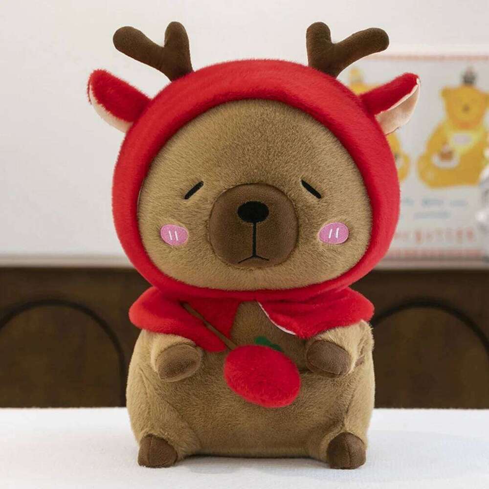Plush toys cute capibala elk capybara grab doll gifts Y260128