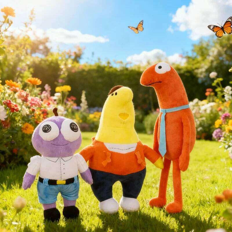 Cute Soft Smiling Friends Plush Toys Cartoon Anime Pillow Dolls Happy Animated Peripherals For Kids Toy Birthday Gift Y260128