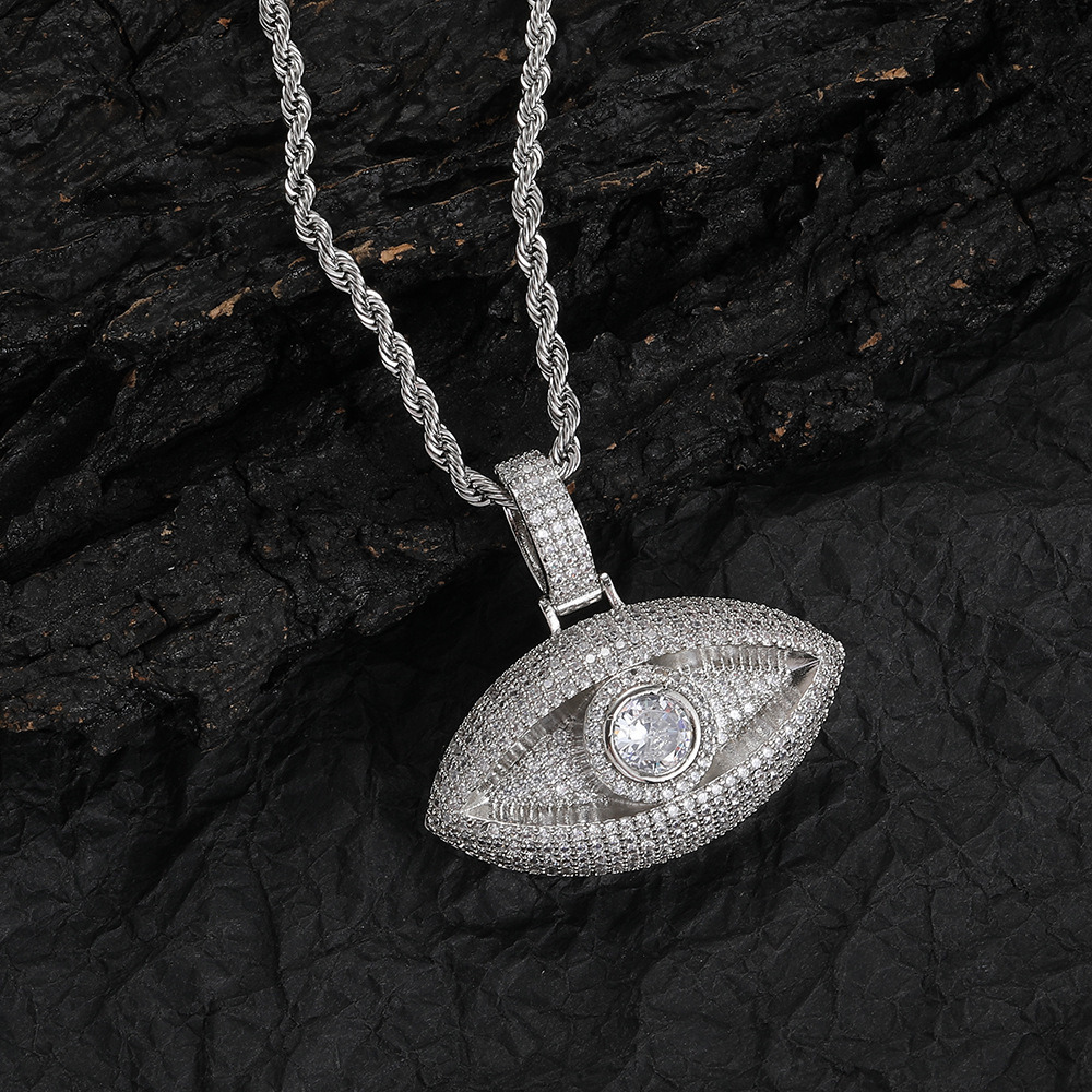 Classic Custom Sterling Sier Hip Hop Jewelry Iced Out VVS Moissanite Dia Pendant Necklace ddmyDay