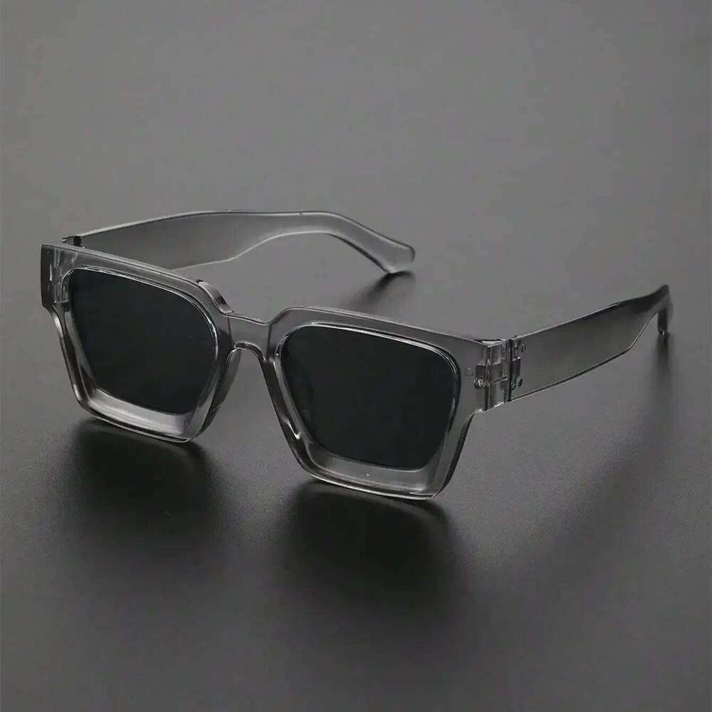 Retro Black Millionaire Shades Luxury Sunglasses 2025 For Men Designer Famous Brand Square Sun Glasses Man Women Sunglass H260129