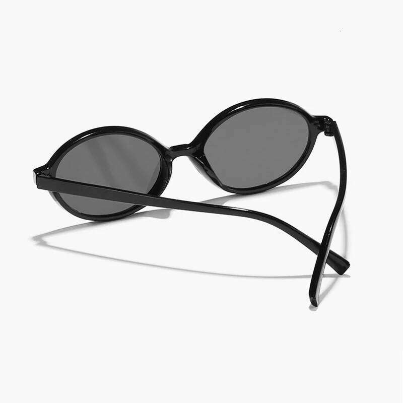 Sexy Small Oval Leopard Sunglasses Women Lovely Ins No Makeup Plain Frame Men Eyewear Cute Decorative Computer Glasses H260129