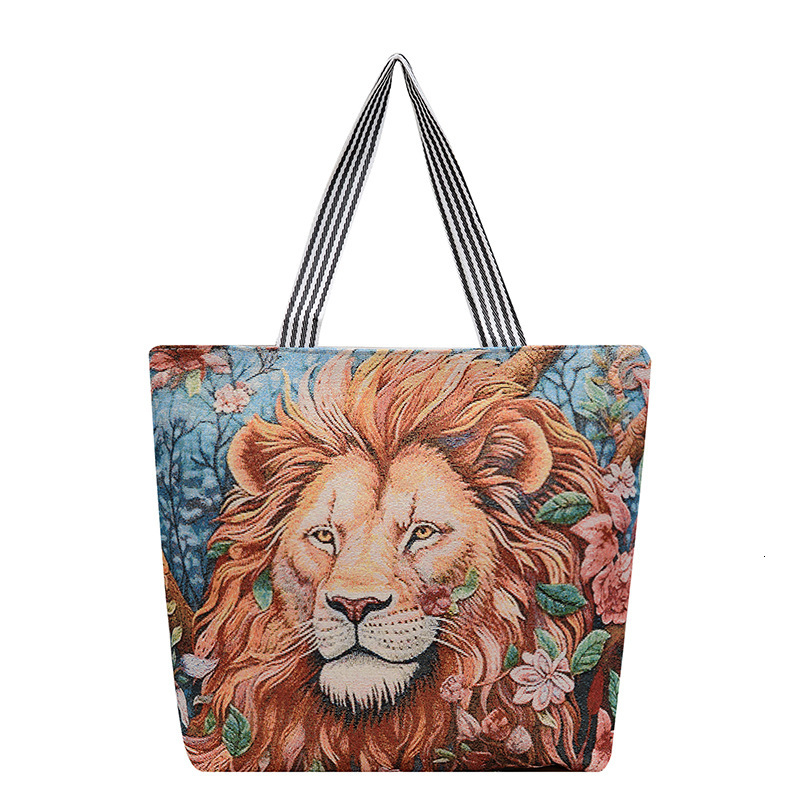 designer Autumn New Bag Ethnic Style 3D Embroidered Butterfly Canvas Bag Women Bag Embroidery Craft Large Tote Bag