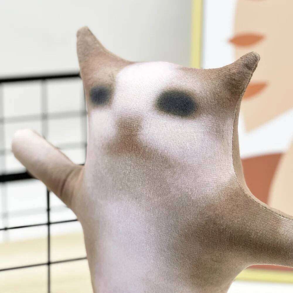 Cute El Gato Plush Wowwow Cat Doll Plushies Simulation Stuffed Animals Birthday Xmas Gift Kid Collectible Toy Home Decor Y260128