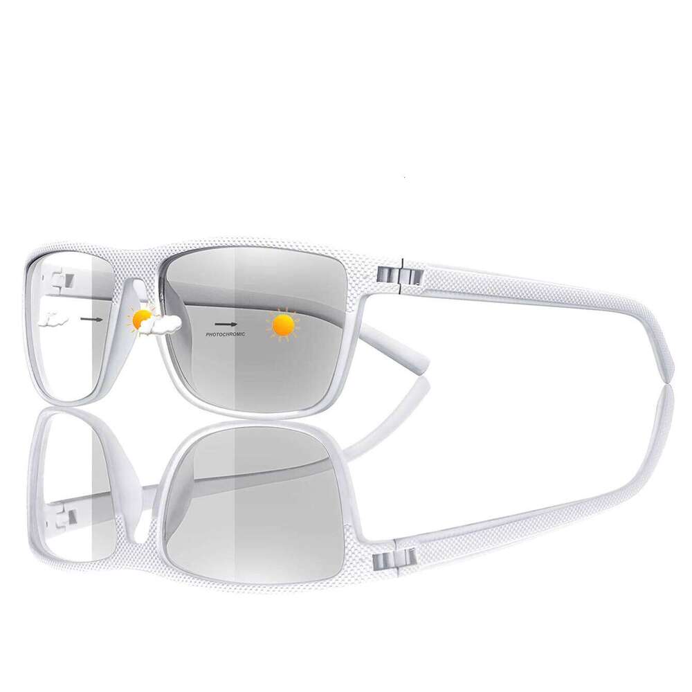 Men Women Fashion Photochromic Anti-glare Sunglasses Classic Square Driving Outdoor Sports Cycling Running Eyewear H260129