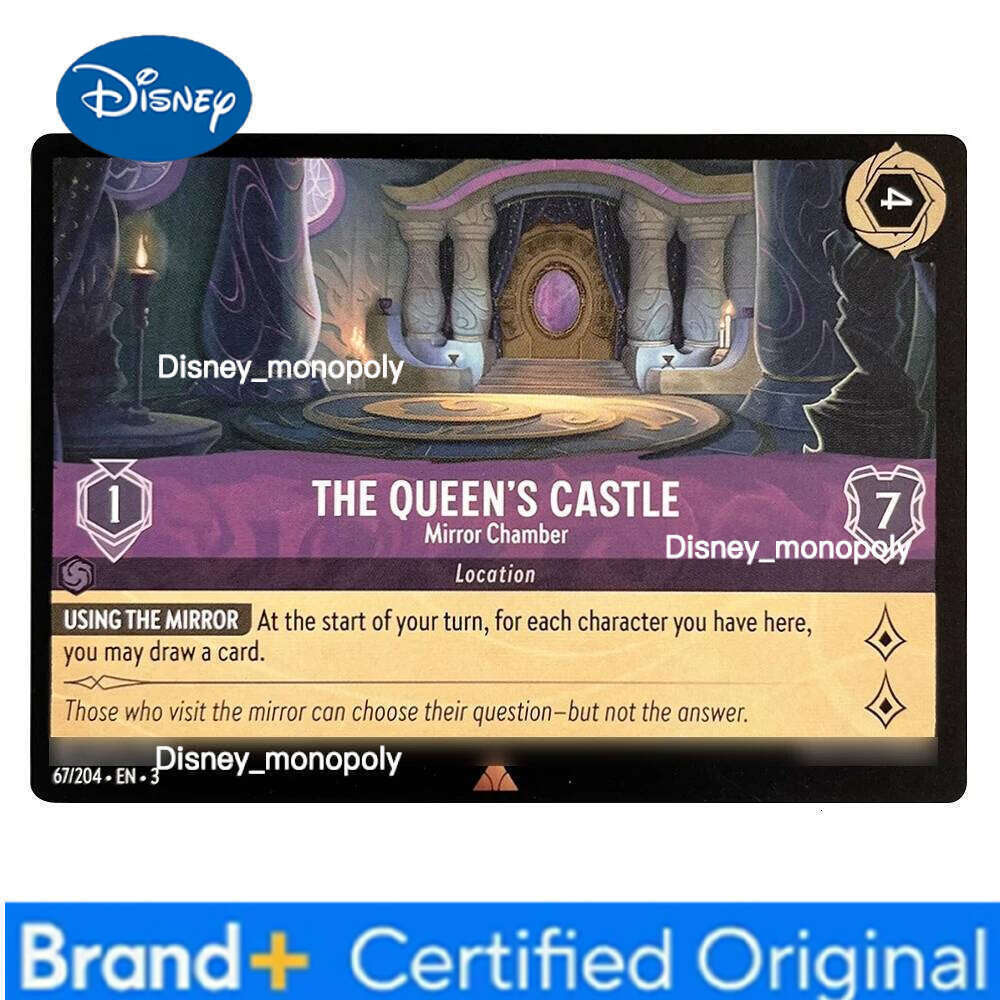 Disney Lorcana Proxy Cards Into the Inklands Kida Jim Hawkins Robin Hood Ursula The Queen's Castle Lucky Dime Jafar Maleficent Regular H260129