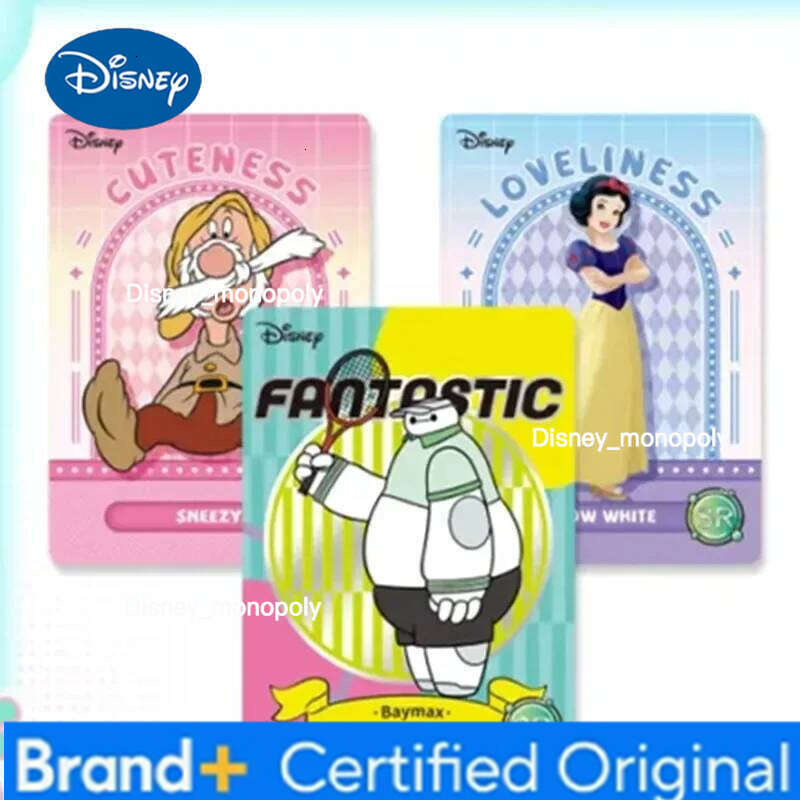 Disney KAKAWOW Original Joy Edition Happy Version Cards Genuine Cartoon Art Series Trading Collection Card Children Gift H2601291