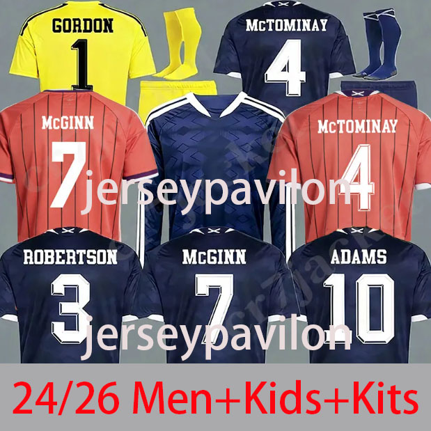 2026 scotland football shirt Soccer Jerseys 26 27 ROBERTSON McTominay McGREGOR SHANKLAND MCGREGOR Homemaillot de Foot World Cup men kids kits Fans Player uniforms