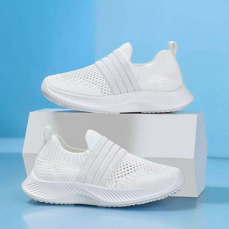 Children Casual Sneakers Comfortable Lightweight Mesh Breathable Walking Soft Outdoor Flat Tennis Shoes for Kids Y260128