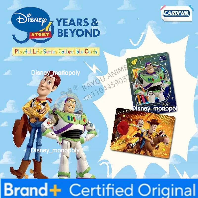Disney Card.fun Genuine Toy Story 30th Anniversary Fun Life Series Woody Anime Peripheral Collection Original Box Card Gift H260129