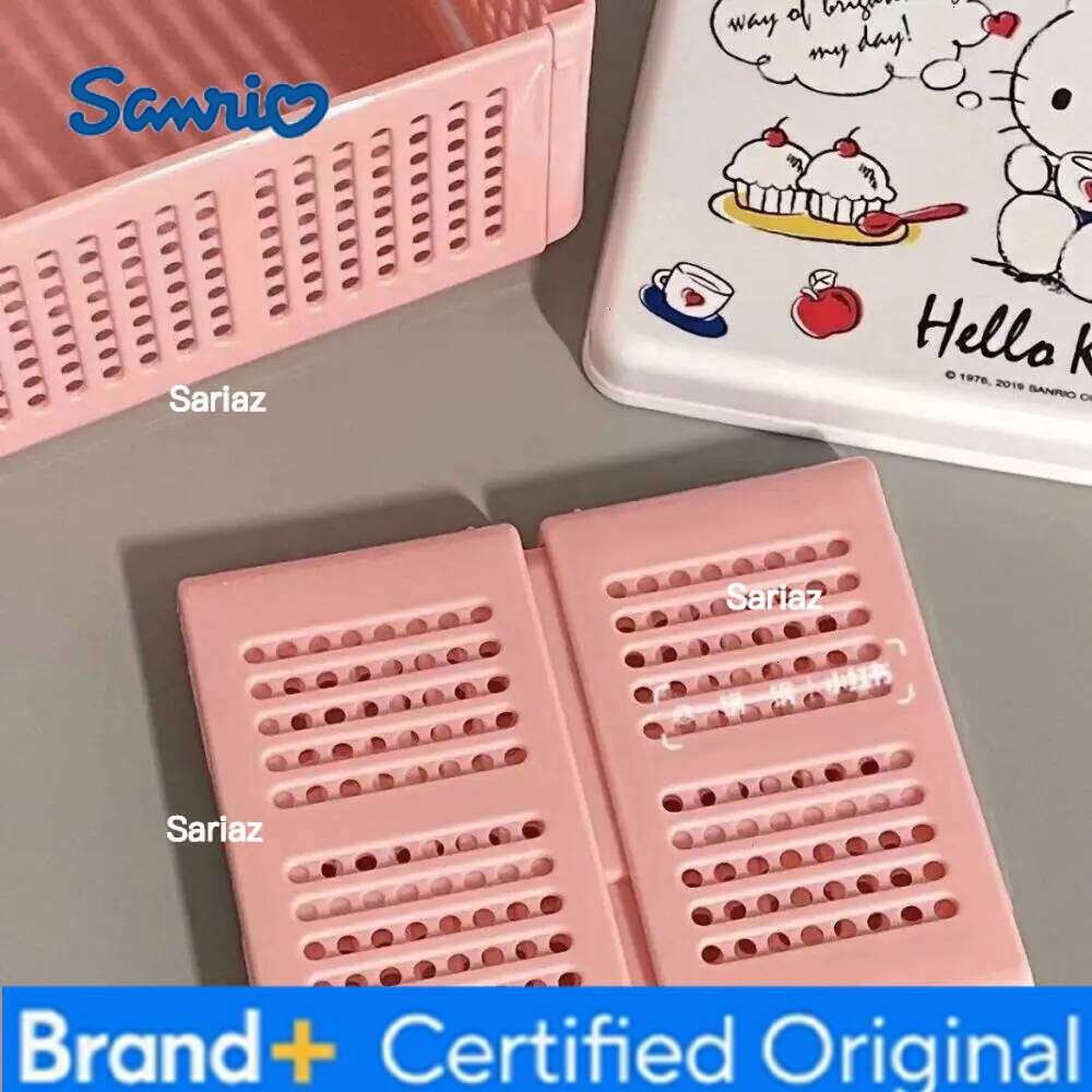 Sanrio Hello Kitty Cute Cartoon Desktop Miscellaneous Cosmetics Organizer Multipurpose Folding Storage Box Children Gifts H260129 H260129