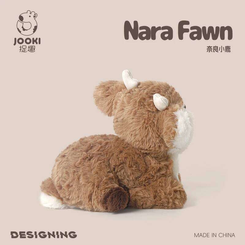 Cute Cartoon Nara Deer Plush Toy Adorable Japanese Shrine Inspired Stuffed Animal Miniature Bambi Plushie Soft Collectible Gift Y260128