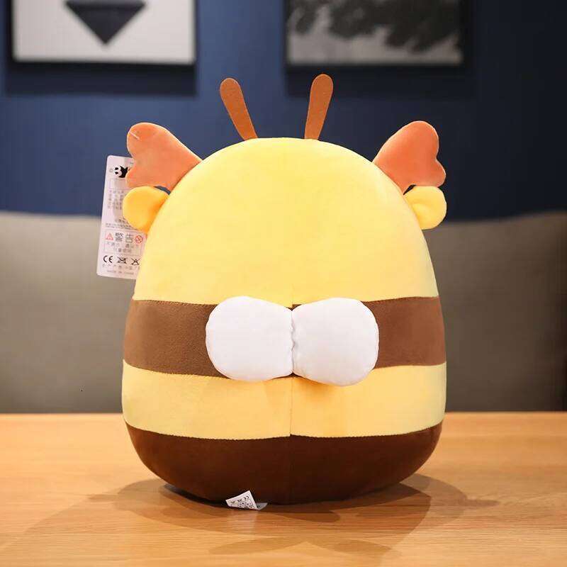 Super soft cute small kiln bee plush toy lying posture insect series girl doll Y260128