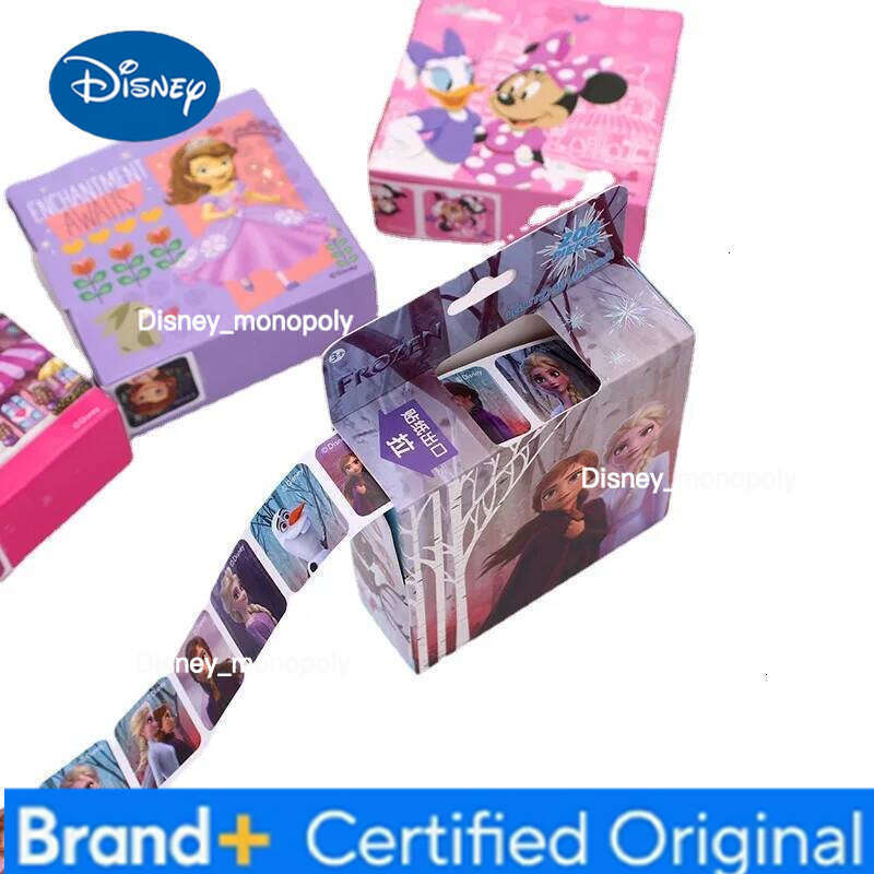 Disney 200 Sheets/Box Frozen Elsa Cartoon Pull Out Stickers Princess Mickey Mouse Minnie Sticker Girl Boy Teacher Reward Toys Gift H260129