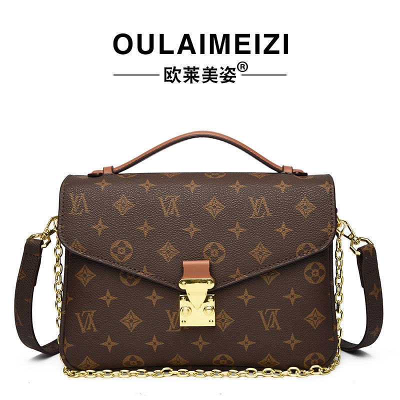 OULAIMEIZI Designer Bag 2025 New Fashionable Boston Bag Womens Retro Versatile Single Shoulder Cross body Bag