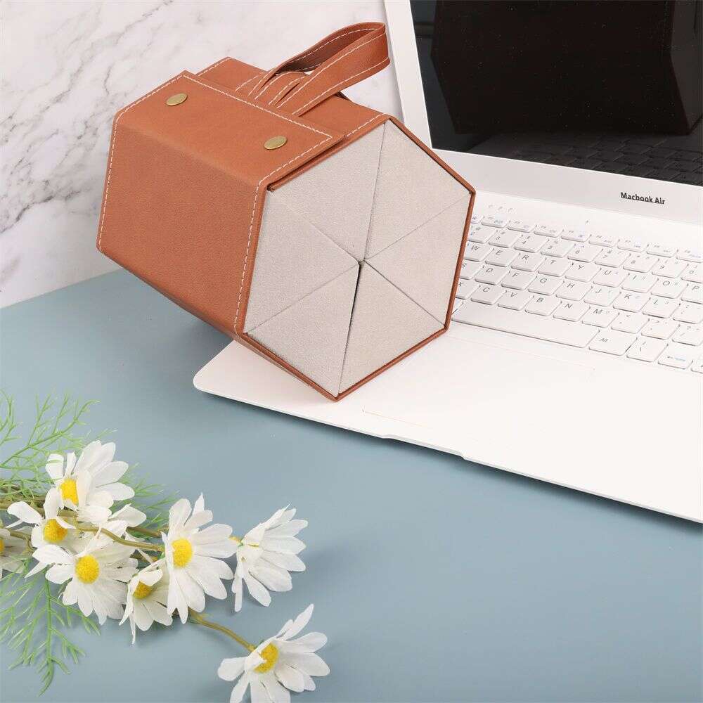 Leather Multi-Compartment Glasses Case Ultra-Light Large Capacity Portable Pressure-Resistant Foldable Multiple Sunglasses Storage Box