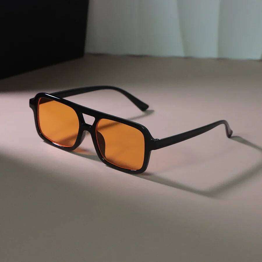 Classic Rectangle Sunglasses Women Men Fashion Vintage Sun Glasses Female Male Designer Casual Travel Shades Oculos De Sol H260129