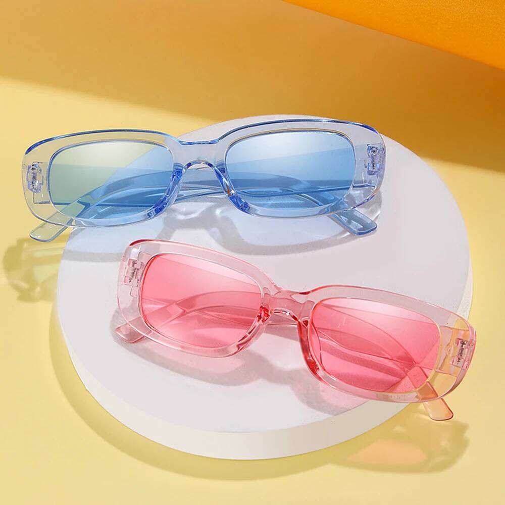 KLASSNUM Retro Women Sunglasses Small Square Frame Anti UV400 Men Sun Brand Design Glasses Carnival Party Eyewear New In H260129