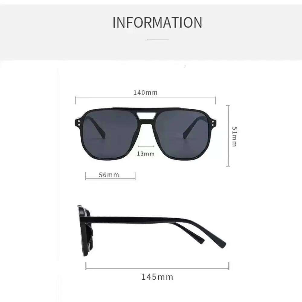 Punk Square Frame Anti-UV Travel Accessories Retro Sunglasses Beach Eye Protection Black Shades Glasses Summer Decor H260129