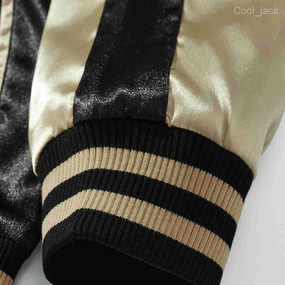 National Trend Heavy Embroidery Jacket Mens Casual Godzilla Trendy Brand Baseball Jacket A003