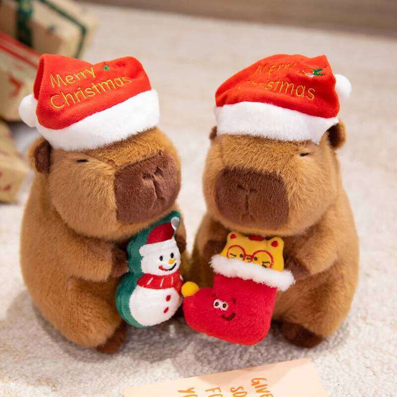 Cute Merry Christmas Birthday Capibala For Kids Tree Family Atmosphere Decoration Gift Y260128