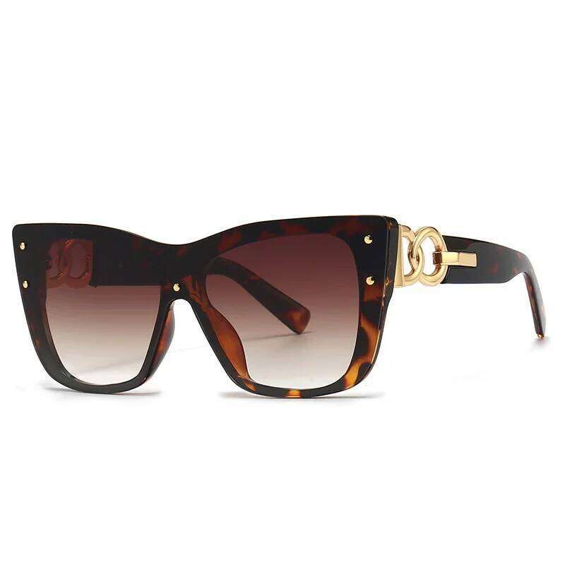 Oversize Cat Eye Sunglasses Women Brand Designer Retro Sunglass Pilot Sun Glasses Female UV400 Lens Eyewear H260129
