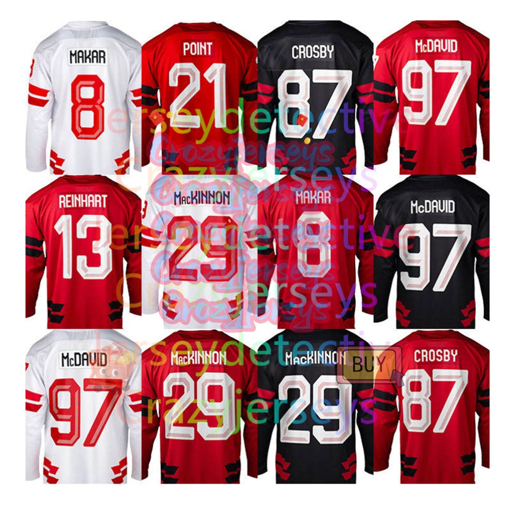 Custom Hockey Jerseys Canada 2026 Olym shxinet pic Sidney Crosby Mcdavid Nathan Mackinnon Brayden Point Cale Makar Sam Reinhart best seller crazyjerseys