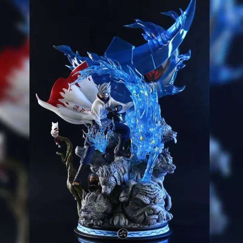 28cm Pvc Naruto Gk Anime action Hatake Kakashi toy Figure Statue Ornament Collection Model Decora Figurine Christmas gift Z260129
