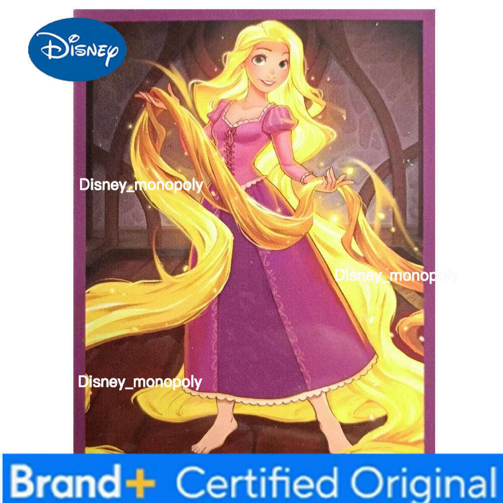 Disney 60PCS Lorcana Sleeves Standard Size Trading Card Protectors Stitch Ursula Rapunzel Queen Elsa Toploaders Sleeeve 66X91mm H260129 H260129